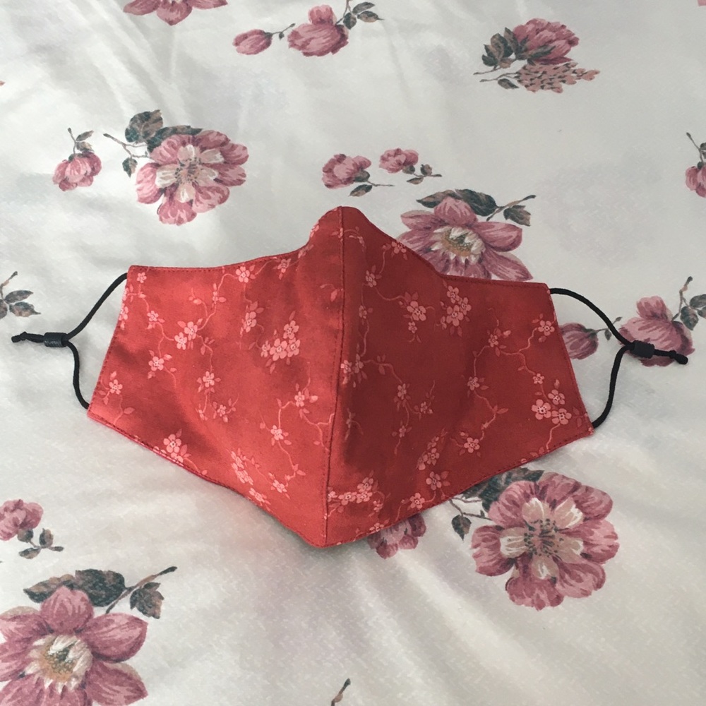 CHERRY blossom adjustable face mask (NEW!) - Picture 2 of 6